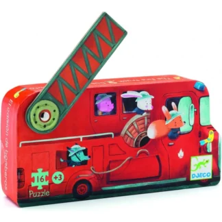 Kartonska Slagalica Vatrogasno Vozilo